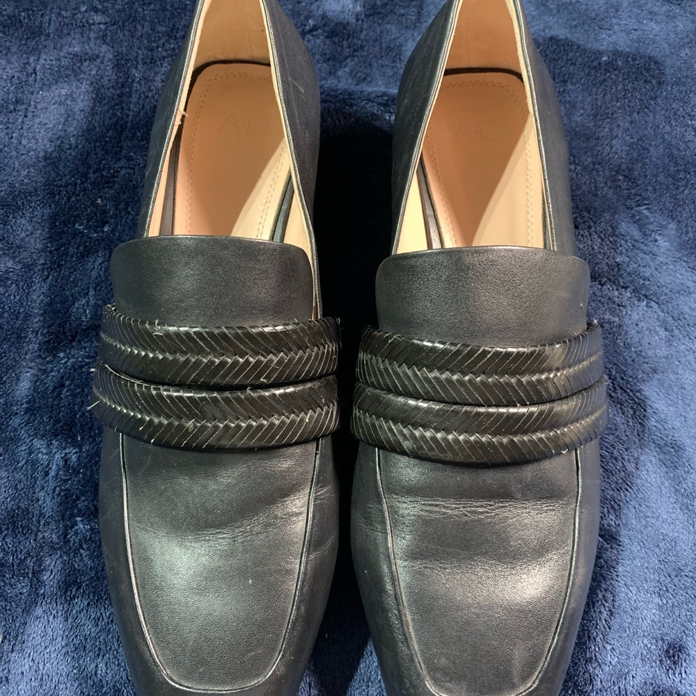 A.D& Daughters vero cuoio  black leather women’s flats